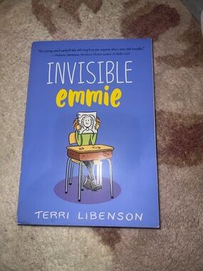 Invisible Emmie by Terri Libenson - Bright Blue Cover